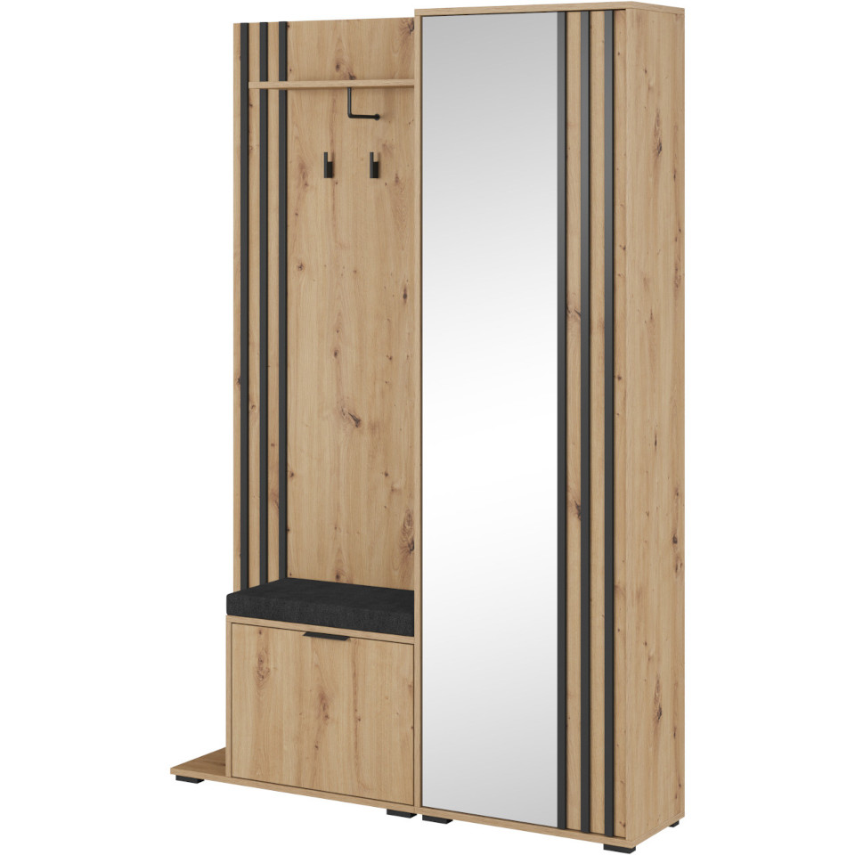 Laila Dab Artisan Black Garderobe