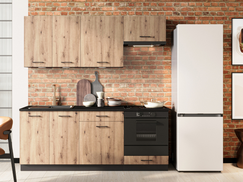 Ellen Kitchen 1 Graphit Eiche Artisan