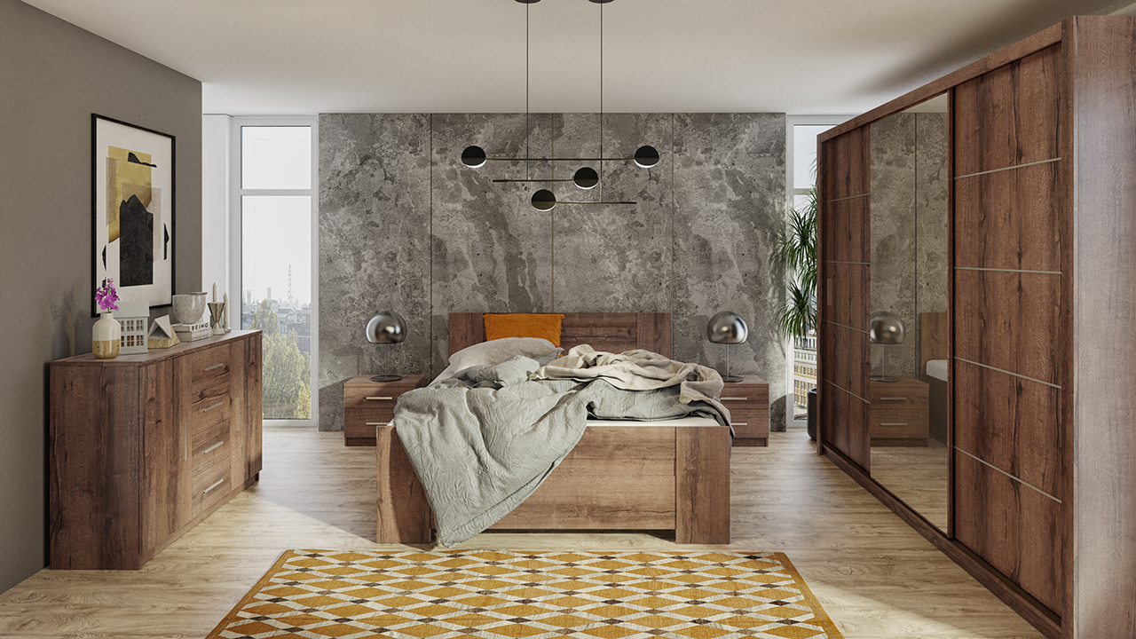 Schlafzimmer BONO 6 monastery eiche