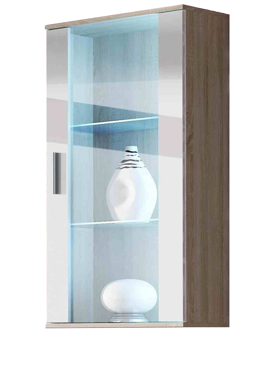 Hängeschrank SOHO SH2E eiche sonoma / weiß hochglanz