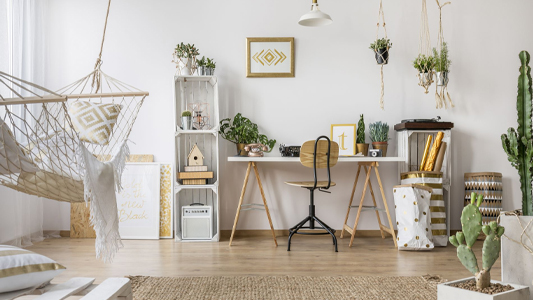 Jugendzimmer im Boho Style
