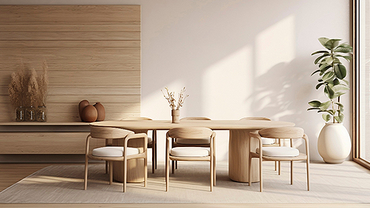 Interieur im Japandi-Stil